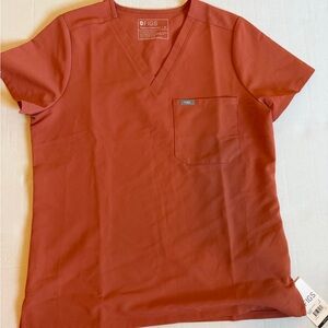 FIGS Terracotta scrub top